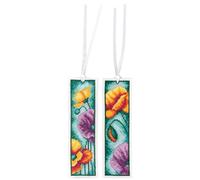 Vervaco Kit Marque-Page Coquelicots lot of 2