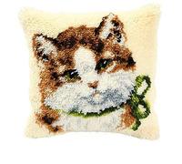 Vervaco Kitten Latch Hook Cushion, Multi-Colour