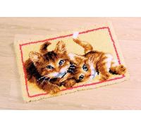 Vervaco Kittens Latch Hook Rug, Multi-Colour