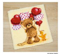 Vervaco Latch hook carpet kit Popcorn Beautiful balloons, DIY
