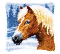 Vervaco Latch Hook Kit Cushion Horse