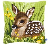 Vervaco Cushion Little Deer Cross Stitch Multi-Colour