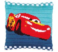 Vervaco Long Stitch Cushion Kit Disney Cars, Multi-Color, 25.0 x 25.0 x 0,3 cm
