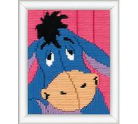 Vervaco Long Stitch: Eeyore, 100% Cotton, Assorted, 80 x 2 x 20 cm