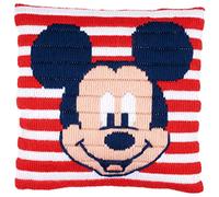 Vervaco Long Stitch Kit: Cushion: Disney: Mickey Mouse, Cotton, NA, 25 x 25cm / 10" x 10"
