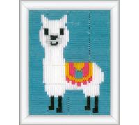 Vervaco Long Stitch Kit: Llama, NA, 12.5 x 16cm