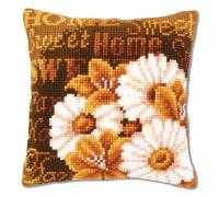 Vervaco Modern Daisies Cross Stitch Cushion