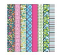 Vervaco Multi-Flowers Petrol Dress Your Doll Outfit Making Set, Multi-Colour