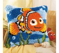 Vervaco Nemo Latch Hook Cushion Front Kit, Multi-Colour