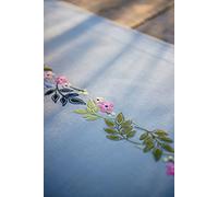 Vervaco PN-0170760 Printed Table Runner Flat Stitch Set, Multi-Colour, 40 x 100 cm