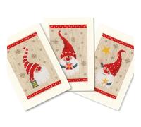 Vervaco Greeting Card Cross Stitch Kit, Multicoloured, 10,5x15cm