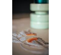 Vervaco PN-0187116 Tablecloth Cross Stitch Set Pre-Lined Cotton Multi-Coloured 80 x 80 cm