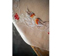 Vervaco PN-0187116 Tablecloth Cross Stitch Set Pre-Lined Cotton Multi-Coloured 80 x 80 cm
