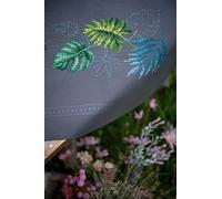 Vervaco PN-0189719 Tablecloth Cross Stitch Set Pre-Lined Cotton Multi-Coloured 80 x 80 cm