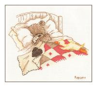 Vervaco Popcorn Cuddle Up Counted Cross Stitch, Multi-Colour