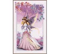 Vervaco Purple Fairy Counted Cross Stitch Kit, Multi-Colour