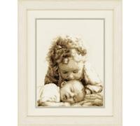 Vervaco Sisterly Love Counted Cross Stitch Kit, Multi-Colour