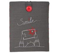 Vervaco Smile Ipad Cover Stamped EmBrownidery Kit 8.25-inch x 10.25-inch