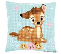 Vervaco stamped cross stitch kit cushion Disney Bambi, DIY
