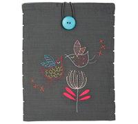 Vervaco Stylized BirDS Ipad Cover Stamped EmBrownidery Kit 8.25-inch x 10.25-inch