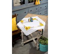 Vervaco Embroidery Tablecloth Sunflowers - 100% Cotton, Multi-colour, 40 x 2 x 20 cm