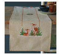Vervaco Table Runner Embroidery Kit Floral Easter Christmas Animals