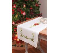 Vervaco Table Runner Embroidery Kit Floral Easter Christmas Animals