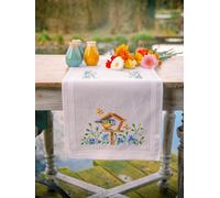 Vervaco Table Runner Embroidery Kit Floral Easter Christmas Animals