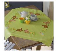 Vervaco TABLECLOTH: Easter Bunnies, Assorted