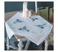 Vervaco Embroidery Kit: Tablecloth: Modern Pine Trees