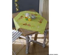 Vervaco tablecloth stitch embroidery kit kit Easter bunnies, stamped, DIY