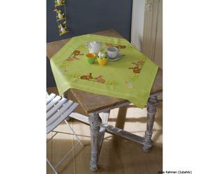 Vervaco tablecloth stitch embroidery kit kit Easter bunnies, stamped, DIY