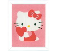 Vervaco Tapestry Kit: Hello Kitty: with Heart, Other, NA, 12.5 x 16cm