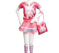 Vervaco Tiny Rabbit Dress Your Doll Outfit Making Set, Multi-Colour
