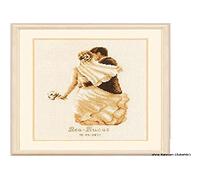 Vervaco Wed Rec Private Moment Counted Cross Stitch Kit, Multi-Colour