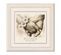 Vervaco Cross Stitch Kit Wedding Record Just Married PN-0154752 Beige One Size
