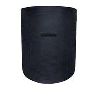 Verve 45L Black Plastic Round Planter (H)45Cm (W)36Cm (D)36Cm