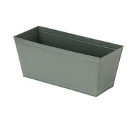 Verve 6L Green Metal Rectangular Planter (H)22Cm (D)20Cm