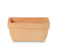 Verve 7L Stone White Washed Rectangular Planter (H)15Cm (W)30Cm (D)51Cm