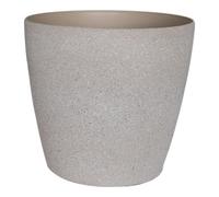 Verve Beige Stone Effect Recycled Plastic Plant Pot (Dia) 35Cm, (H)33Cm