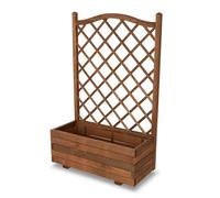 Verve Bopha 100L Brown Wooden Rectangular Trough (H)140Cm (W)90Cm (D)40Cm