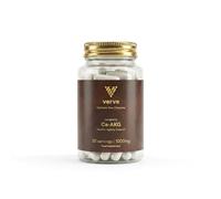 Verve Ca-AKG 1000mg Capsules | Calcium Alpha-Ketoglutarate | Krebs Cycle & Cellular Energy Support | Bone, Muscle & Metabolic Health | Longevity Supplement | Vegan | 30 Servings