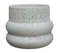 Verve Cream Ceramic Plant Pot (Dia) 15.5Cm, (H)13.3Cm