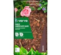 Verve Dark Brown Large Bark Chippings 100L Bag