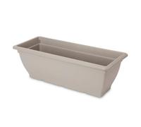 Verve Florus 15L Taupe Plastic Bell Rectangular Trough (H)20Cm (W)24.5Cm (D)60Cm