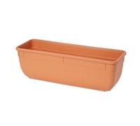 Verve Florus 5.06L Brown Plastic Bell Rectangular Trough (H)15Cm (W)15Cm (D)45Cm