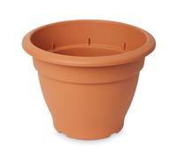 Verve Florus Terracotta Bell Plastic Plant Pot (Dia) 30Cm, (H)22Cm, 9.9L