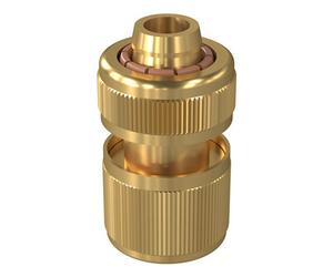 Verve GoodHome Aquastop Round Hose Pipe Connector