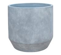 Verve Grey Concrete Plant Pot (Dia) 27.5Cm, (H)25.5Cm