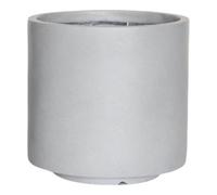 Verve Grey Fibreclay Plant Pot (Dia) 26Cm, (H)26Cm